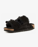Arizona Shearling Suede Black
