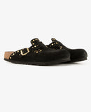Boston Suede Rivet Black