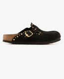 Boston Suede Rivet Black