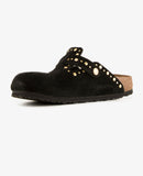 Boston Suede Rivet Black