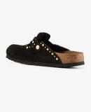 Boston Suede Rivet Black