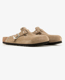 Boston Suede Rivet Taupe
