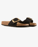Madrid Big Buckle Nubuck Black