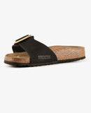 Madrid Big Buckle Nubuck Black